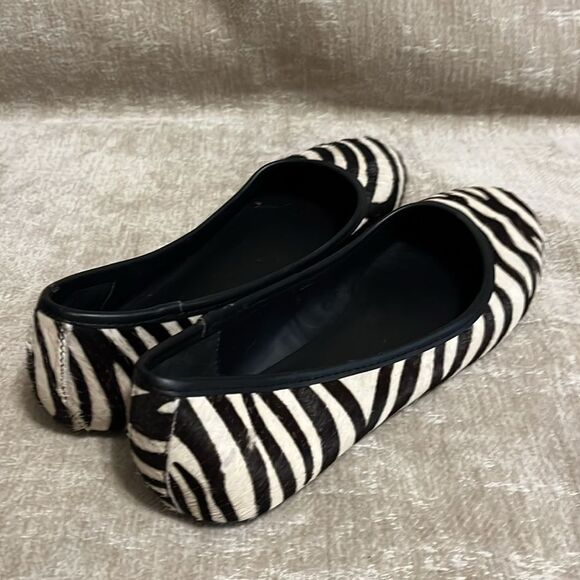 Talbots Zebra Print Calf Hair Flats - Picture 5 of 9